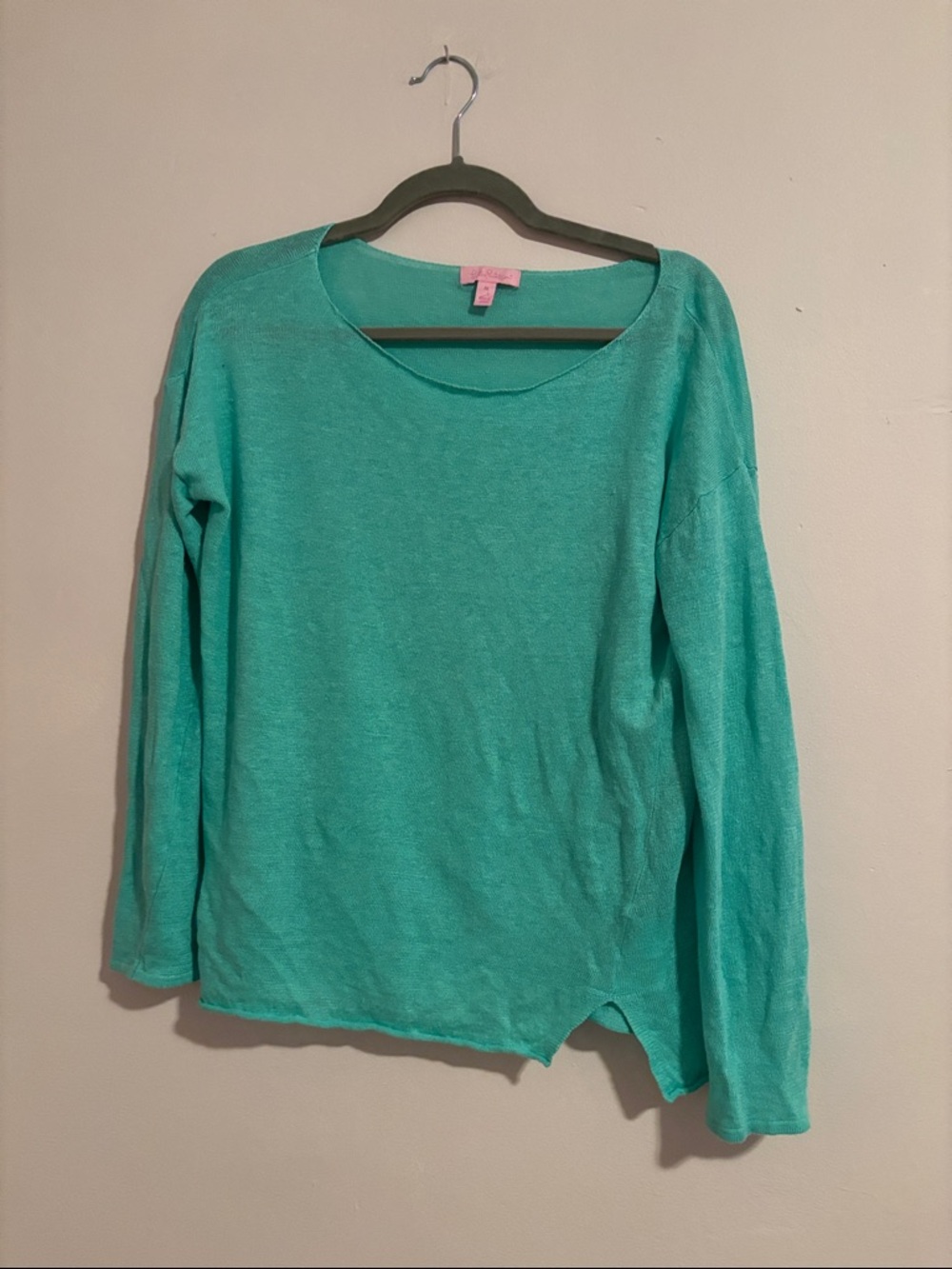 Lilly Pulitzer Teal Green Long-Sleeve Pullover